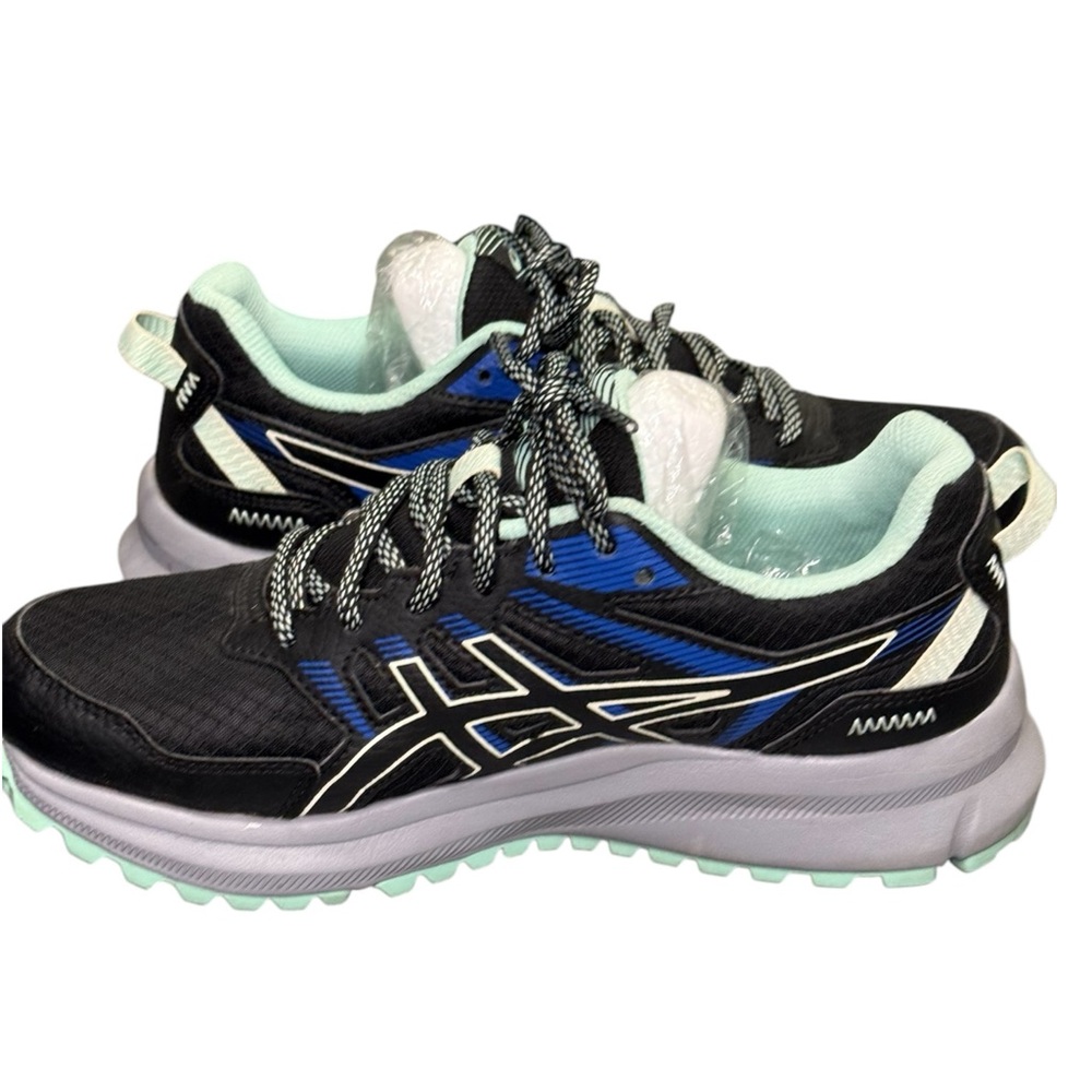 Asics Womenś Trail Cout 2 Running Shoes Size 7.5 Black/Birch Color
